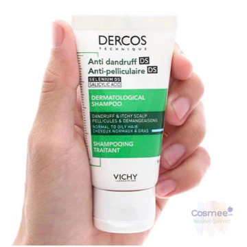 Dầu Gội VICHY Dercos Anti-Dandruff Dermatological Shampo Giảm gàu, ngứa 50ml | Cosmee