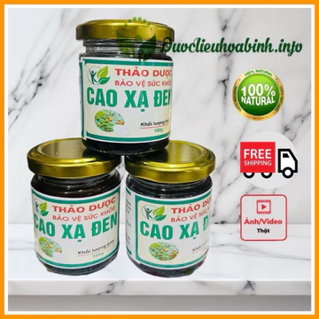 Trà Cao Xạ Đen Hoà Bình nấu củi chuẩn đủ vị hỗ trợ tiêu U
