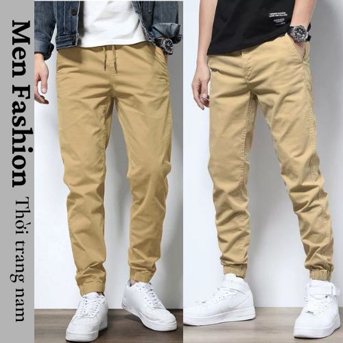 Quần Jogger Kaki - JG1 Chất liệu kaki Lưng Chun Cao Cấp, Hàng Xuất Khẩu Vải Xịn Xmen Fashion 68