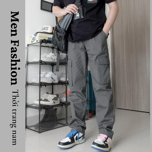 Quần Kaki Túi Hộp - JG4 Quần Kaki Túi Hộp Cao Cấp Ống Xuông, Quần Kaki Túi Hộp  Xmen Fashion 68