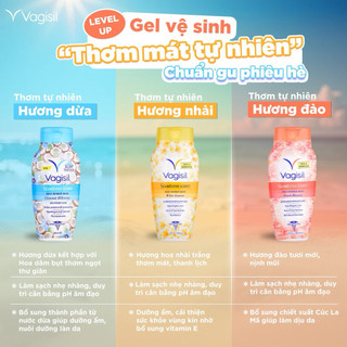 Gel Vệ Sinh Phụ Nữ Vagisil Hương Nước Hoa, Dung Dịch Vệ Sinh Cân Bằng pH, Kiểm Soát Mùi Nhạy Cảm