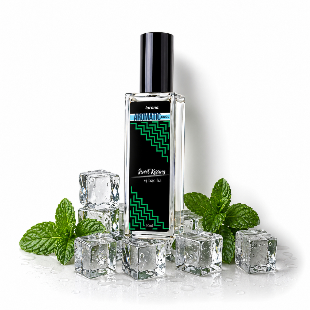 Xịt Thơm Miệng Kissing Spray Larana  Auromatics Cool Dung Tích 20ml Chai Mới Hương Trái Cây Thơm Ngọt Mát, Tự Nhiên