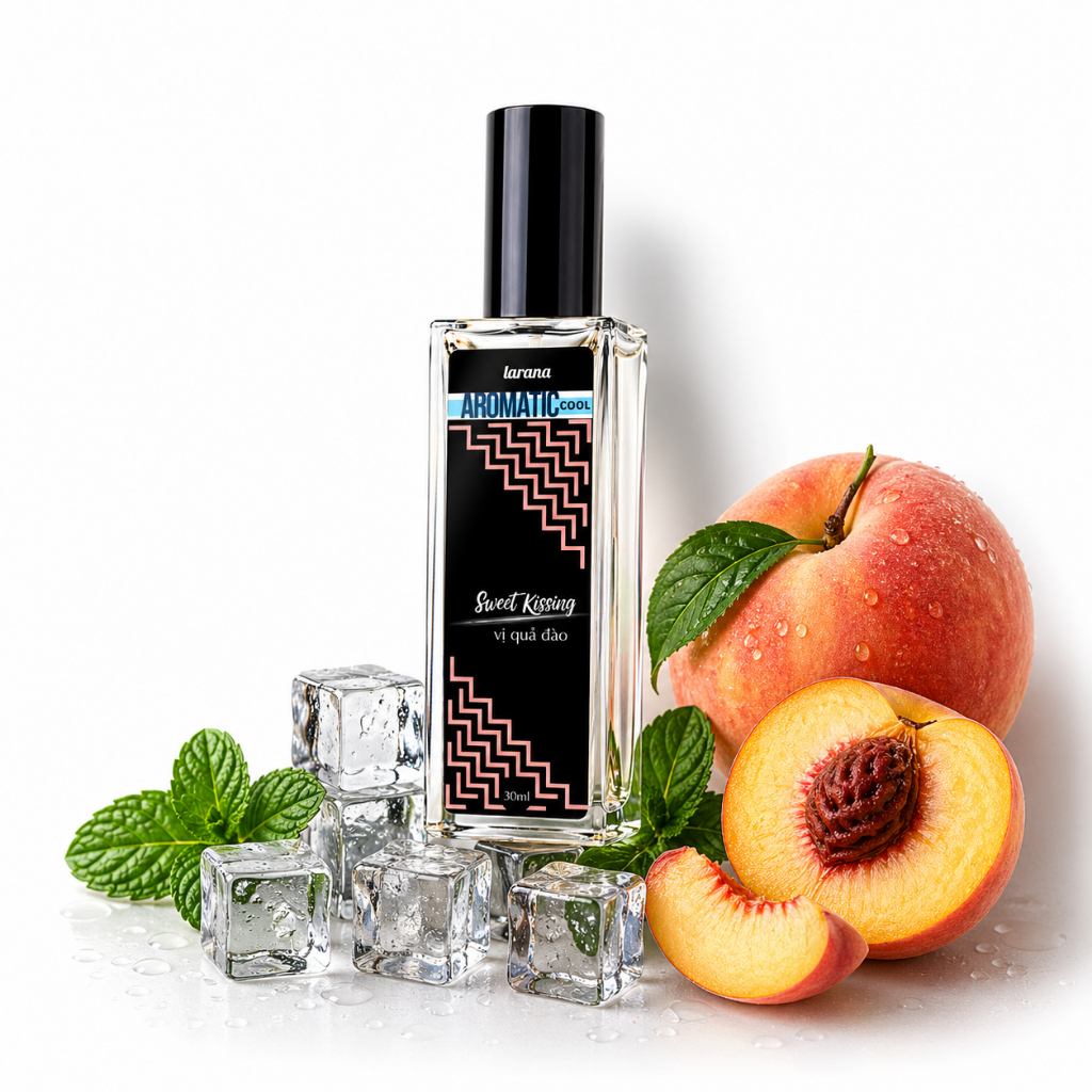 Xịt Thơm Miệng Kissing Spray Larana  Auromatics Cool Dung Tích 20ml Chai Mới Hương Trái Cây Thơm Ngọt Mát, Tự Nhiên