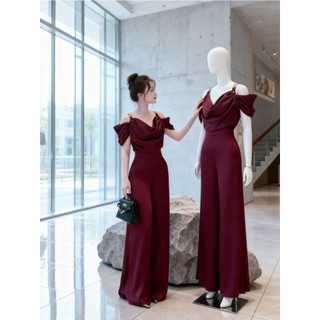 Jum liền lụa tô châu hở vai sang chảnh dành cho nữ