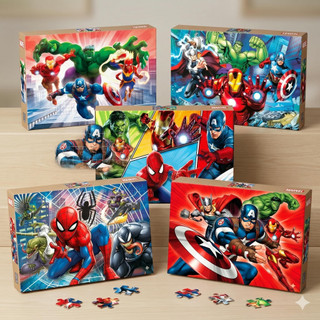 COMBO SỈ 5 tranh ghép A4 20 mảnh; 40 mảnh; 80 mảnh Superhero TooYoo TG0008