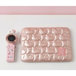 Quạt Mini Tích Điện Cầm Tay Tiện Lợi Hello Kitty Tích Điện | Quạt USB Gấp Gọn 3 Tốc Độ, Màn Hình Hiển Thị Pin