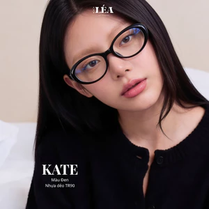 Kính mắt mèo oval chuyên lắp cận KATE Nhựa Dẻo TR90 cao cấp