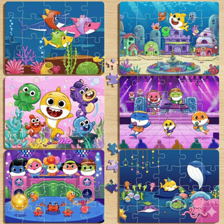 COMBO SỈ tranh ghép A5 Chủ đề Baby Shark TooYoo TG0075