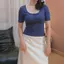 ÁO THUN BABYTEE NGẮN TAY PHỐI CÚC PHONG CÁCH HÀN QUỐC CHẤT LIỆU COTTON BORIP MỀM MẠI THOÁNG KHÍ
