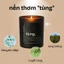 “tùng.” – nến thơm mùi gỗ Tùng cay nhẹ, trầm ấm - Quà tặng cho chàng