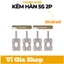 Bộ Kẽm Hàn Pin 5S 2P Dày 0.2mm Mạ Niken Cho Pin 18650 (4 Miếng Vuông & 2 Miếng Đơn)