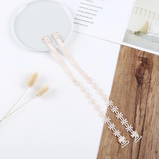 Dây Áo Ngực Ren Hoa Phong Cách Gợi Cảm Hot Trend, Phụ Kiện Áo Ngực Mùa Hè Cho Nữ Chống Trơn Trượt, Có Thể Điều Chỉnh