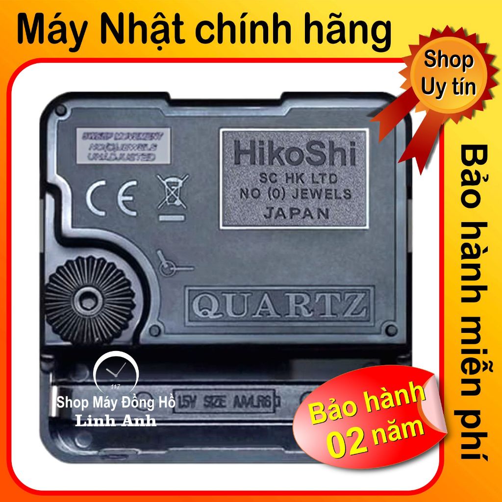 Máy đồng hồ Treo tường Kim trôi Nhật (BH 2 năm)