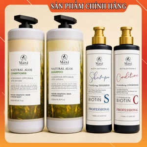 CẶP DẦU GỘI XẢ MAXI PROFESSIONAL 750ml 2000ml KHẮC PHỤC CÁC VẤN ĐỀ VỀ TÓC