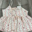 Set Áo Đũi 2 món Kèm Yếm 2 Dây Nơ Trước Phối Dáng babydoll hoạ tiết hoa nhí cute mẫu mới 2026