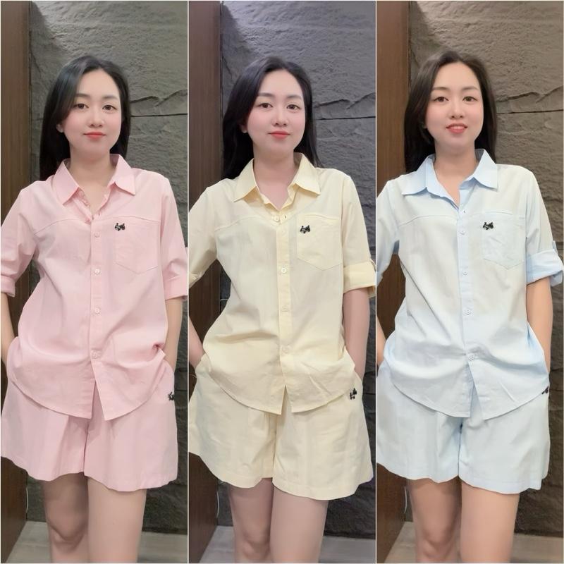 Sét Bộ Cộc Chất Thô Mềm Mát Size 40-70kg,Thời Trang Hè Màu Sắc Tươi Mát Chất Liệu Mềm Mại Thoải Mái  HT32