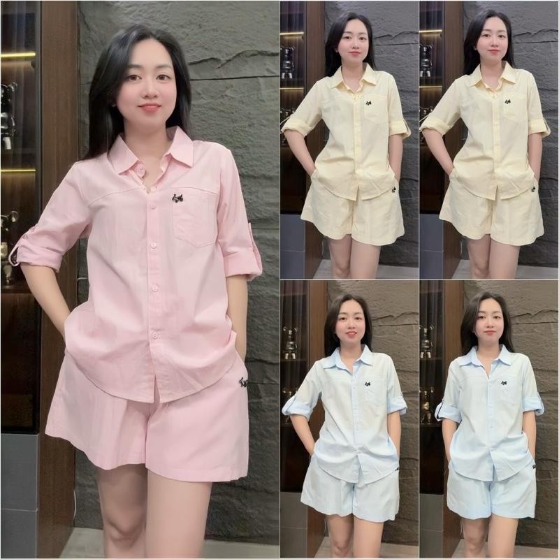 Sét Bộ Cộc Chất Thô Mềm Mát Size 40-70kg,Thời Trang Hè Màu Sắc Tươi Mát Chất Liệu Mềm Mại Thoải Mái  HT32