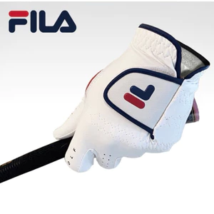 Găng Tay Golf Fila Microfiber Thoáng Khí – Găng Tay Thể Thao Chống Trượt, Mềm Êm, Ôm Tay – Dùng Tay Trái, Màu Trắng