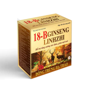 Viên bổ Vitamin 18B GINSENG LINHZHI từ Nhân Sâm Đông Trùng Hạ Thảo giảm mệt,bồi bổ cơ thể,tăng đề kháng,năng lượng100V