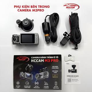 [TẶNG THẺ 32GB] Camera Hành Trình Ô Tô 3 Mắt M3 Pro Chính Hãng HCCAM - Ghi hình 3 mắt, Quay 2K Ultra HD sắc nét
