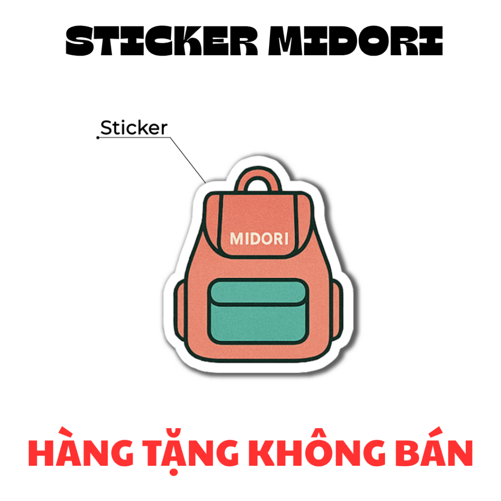 StIcker Balo Thời Trang Dễ Thương Nhiều Ngăn Đi Du Lịch | M STUDIO