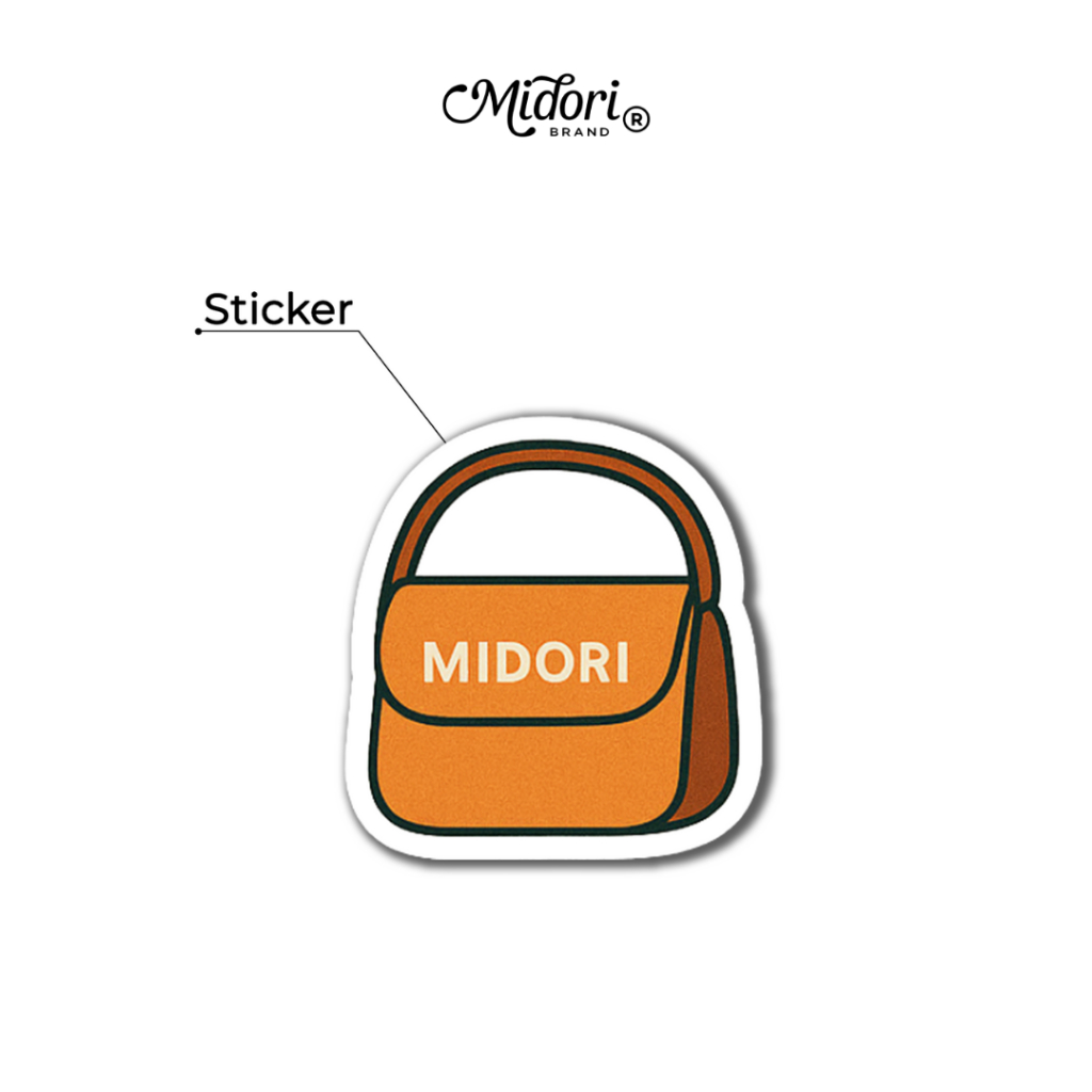 STICKER VÍ ĐI HỌC DỄ THƯƠNG THỜI TRANG XIN XẮN | MIDORI STUDIO