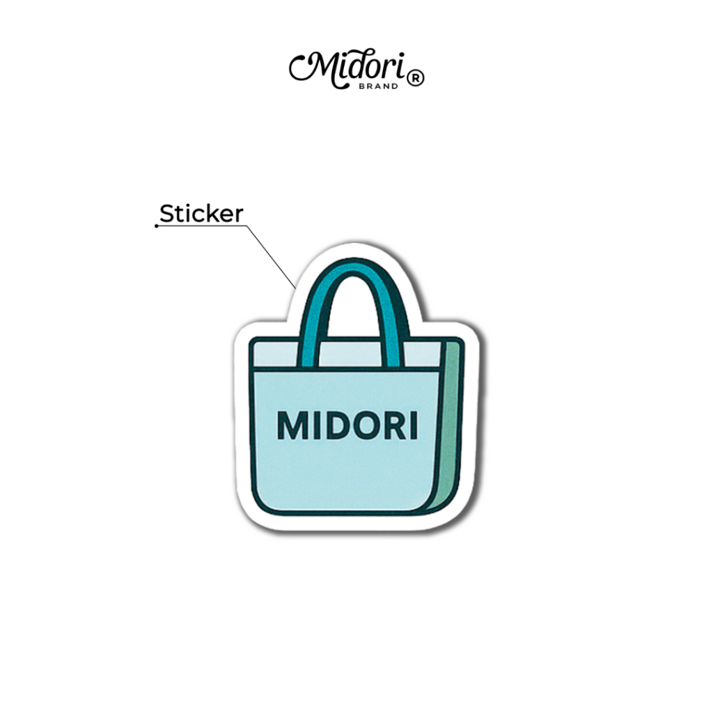 STICKER VÍ ĐI HỌC DỄ THƯƠNG THỜI TRANG XIN XẮN | MIDORI STUDIO