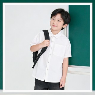 Quần Jean Short Bé Trai BDS26S003R Wookids | Quần Ngắn 5-9 Tuổi Cá Tính Dễ Mặc
