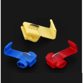 100 Cút nối dây điện nhanh chữ T, đầu nối điện nhanh, cốt nối điện, cos nối