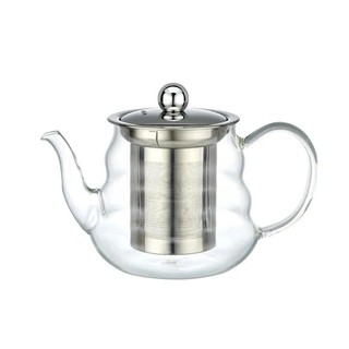 Ấm pha trà thủy tinh  có vòi,lõi lọc trà inox 304  dung tích lớn chịu nhiệt  cao cấp