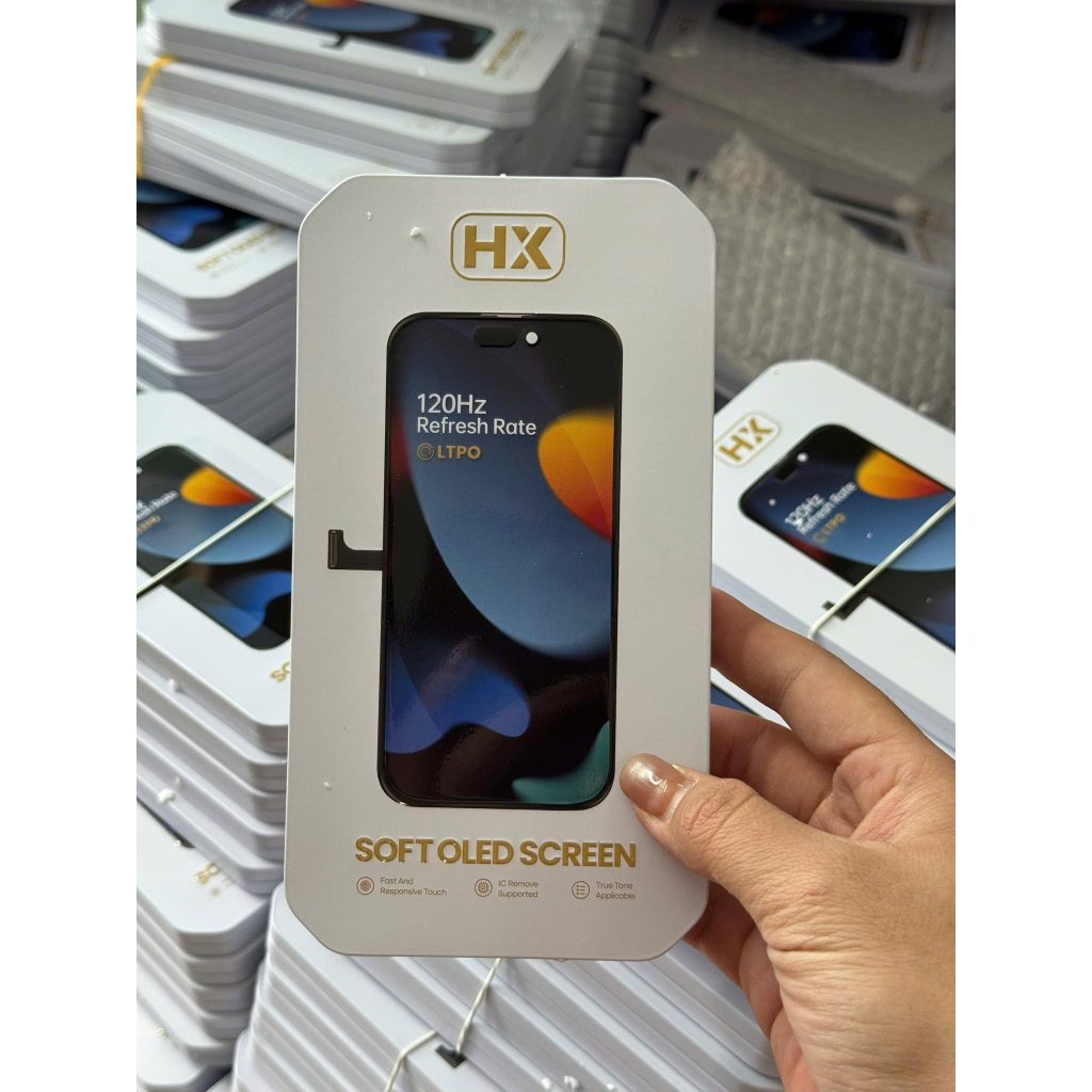Màn Hình HX Soft Oled. Hàng Super, Công Nghệ LTPO Tiết Kiệm Pin, Phôi Dẻo, 120HZ,Trutone,Sàng IC,Hiển Thị Sắc Nét | BigBuy360 - bigbuy360.vn