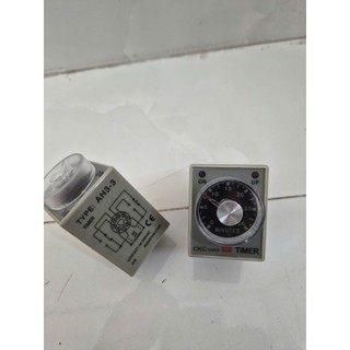 TIMER CKC, RƠLE - RELAY THỜI GIAN AH3-3 TẶNG KÈM ĐẾ