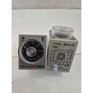 TIMER CKC, RƠLE - RELAY THỜI GIAN AH3-3 TẶNG KÈM ĐẾ