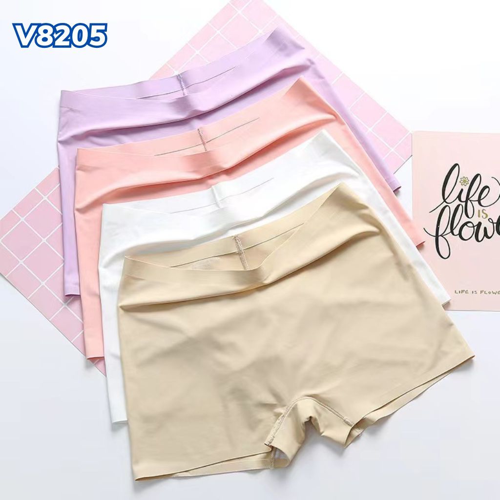 Quần bảo hộ nữ mặc trong váy chống lộ tôn dáng, Quần lót đùi nữ đáy kháng khuẩn khử mùi LANIXA V8205