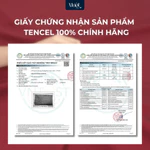 Bộ ga gối 4 món nệm kích thước 1m8x2m Lụa Tencel 60s Mướt Home cao cấp, mềm, mịn, mát, 2 vỏ gối nằm, 1 vỏ gối ôm, 1 ga — ảnh 7