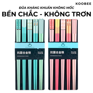 Đũa Sợi Thủy Tinh Kháng Khuẩn Chống Trơn Chịu Nhiệt Phong Cách Morandi – Màu Sắc Đẹp Mắt, An Toàn Sức Khỏe (BA44