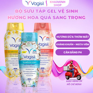 (Chính Hãng) Bộ Sưu Tập Gel Vệ Sinh Phụ Nữ Vagisil Hương Hoa Quả, Kiểm Soát Mùi 24h, Cân Bằng pH