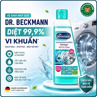 Dung Dịch Vệ Sinh Máy Giặt Dr. Beckmann 250ml – All In One, Diệt 99.9% Vi Khuẩn, Khử Mùi, Tẩy Cặn Vôi – Hàng Đức