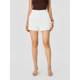 Quần shorts nữ kaki YODY form Regular vải cotton mướt mịn thấm hút mồ hôi tốt  WCCS26A001