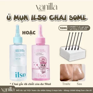 Tinh Chất Ủ Mụn, Làm Mềm Bã Nhờn Ilso Super Melting Sebum Softener 50ML vanillacosmetics