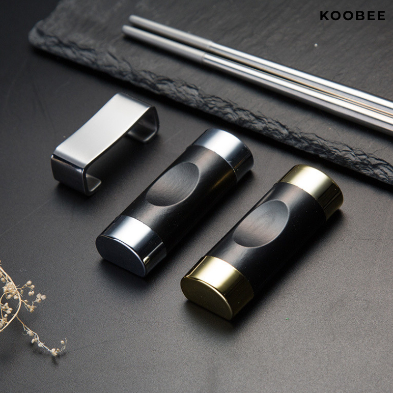 Gác Đũa Hợp Kim Hình Gối Nhật Bản 5cm Không Bể Vỡ | Giá Để Đũa Cao Cấp KOOBEE (BA15)