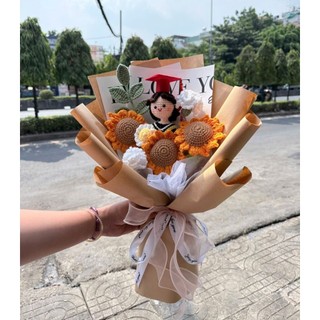 Bó hoa len tốt nghiệp, hỏa tốc TP HCM