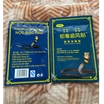 Combo 10 túi Cao dán rắn giảm đau ngoài da- cao dán hổ trắng hàng sẵn kho giao ngay