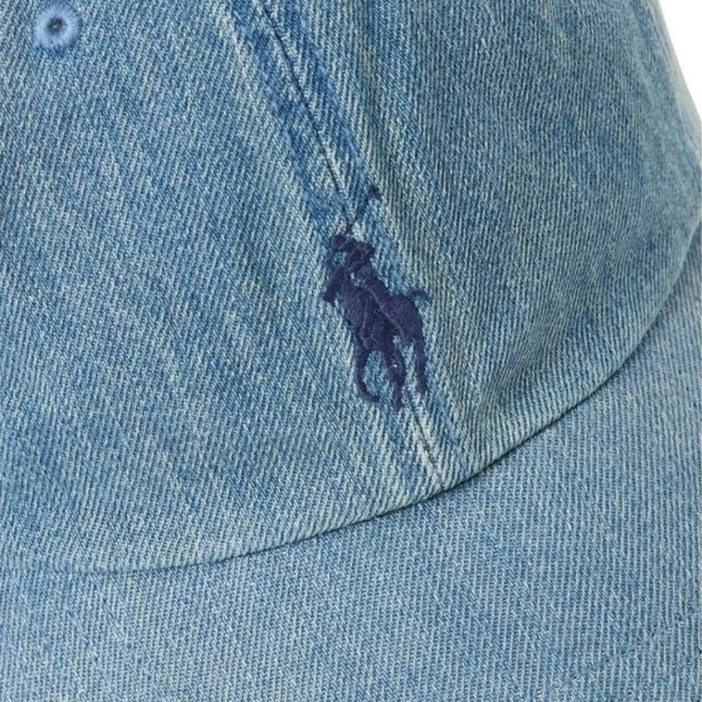 Nón kết, mũ lưỡi trai Po.lo phối vải jeans form chuẩn thời trang siêu đẹp