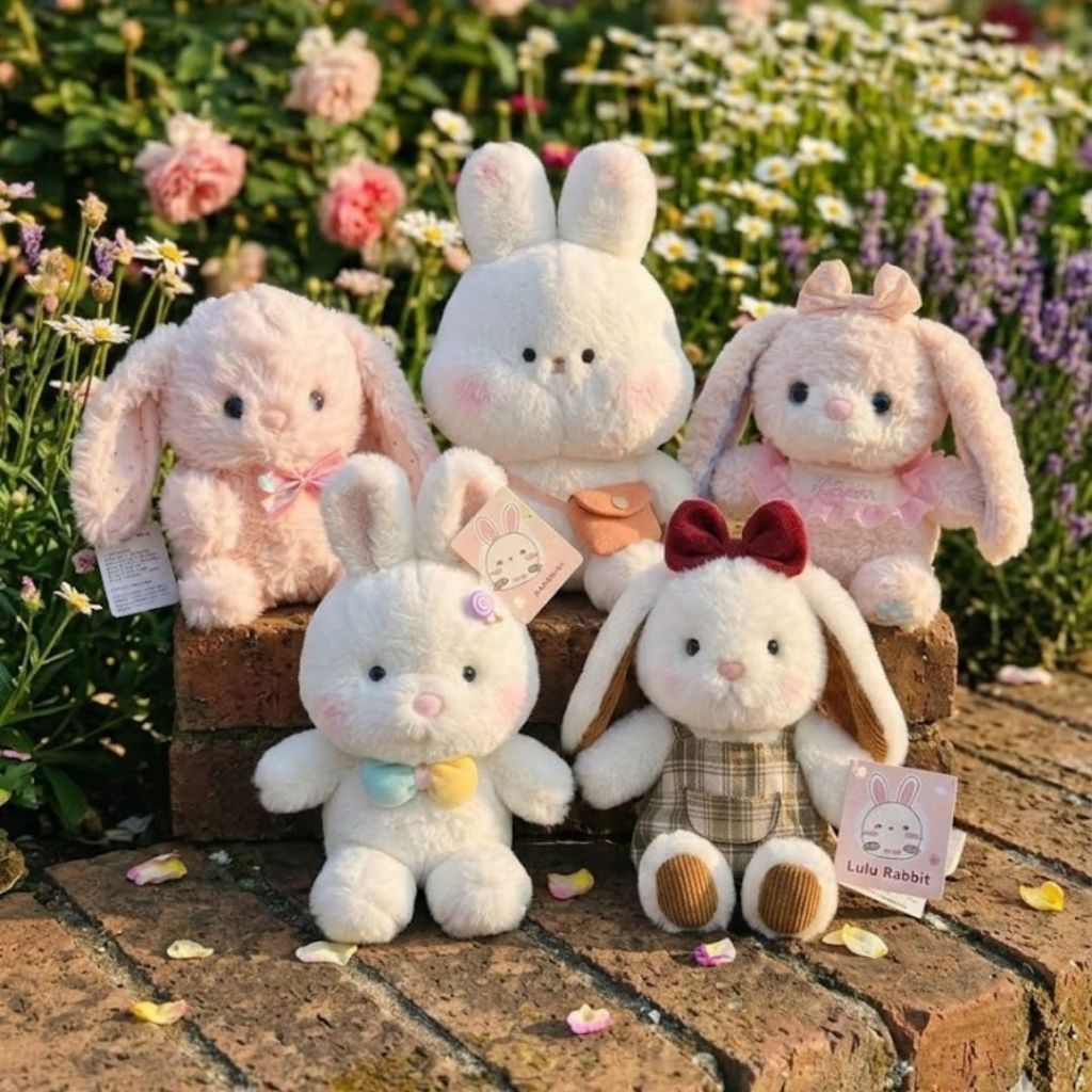 Gấu Bông Mini Hình Thỏ/Mèo/Chó/Gà/Cừu/Teddy Nhiều Mẫu Siêu Dễ Thương, Thú Nhồi Bông Nhỏ Mềm Mại Quà Tặng Cho Bé
