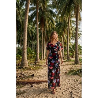 Đầm chiffon hoa vnxk dư B&A