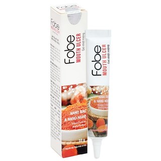 Gel Nhiệt Miệng Fobe - tuýp 10g, Giảm Đau Nhanh, Chống Viêm Loét Miệng Từ Thiên Nhiên, Đạt Chuẩn GMP
