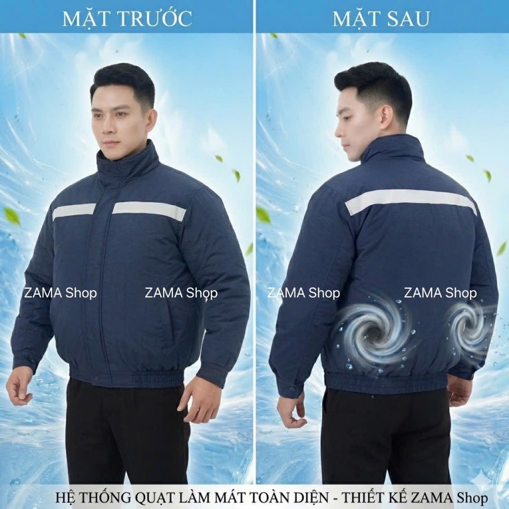 ÁO ĐIỀU HOÀ CÔNG NGHỆ NHẬT BẢN, ÁO QUẠT LÀM MÁT (Áo lẻ K phụ kiện)