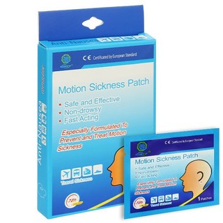 Miếng Dán Chống Say Tàu Xe Motion Fobelife - Giảm Đau Đầu Chóng Mặt, Buồn Nôn Mệt Người Hộp 10 Miếng
