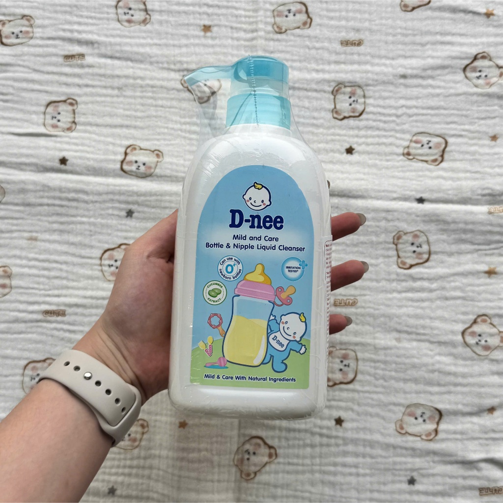 Nước Rửa Bình Sữa Dnee Organic Chai 500ml - Khử Khuẩn 99,9% Vi Khuẩn, Làm Sạch Bình Sữa Cho Bé - Cocoro Baby